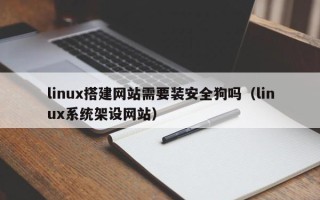 潍坊linux搭建网站需要装安全狗吗（linux系统架设网站）