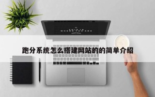 潍坊跑分系统怎么搭建网站的的简单介绍